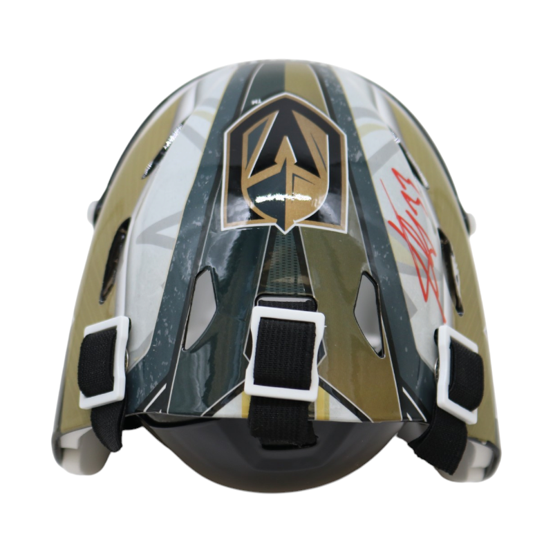 Adin Hill Las Vegas Golden Knights Autographed Mini Goalie Mask Fanatics Holo