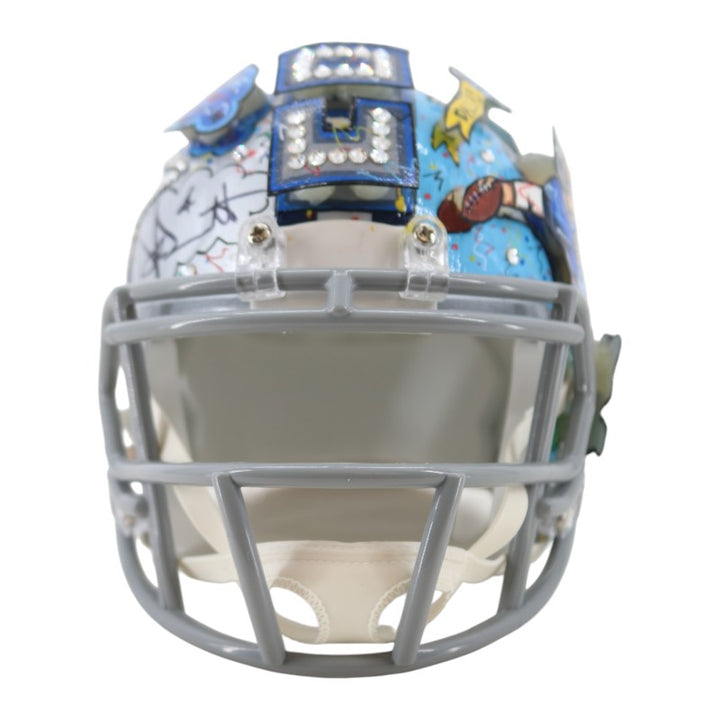 Dak Prescott Dallas Cowboys Signed Fazzino Pop Art Mini Helmet Fanatics Holo