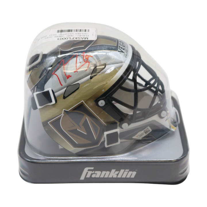 Marc Andre Fleury Vegas Golden Knights Autographed Mini Goalie Mask Fanatics Holo
