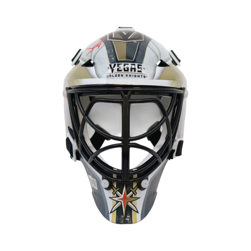 Marc Andre Fleury Vegas Golden Knights Autographed Mini Goalie Mask Fanatics Holo
