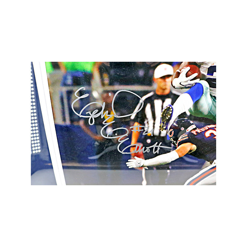 Ezekiel Elliott Dallas Cowboys Autographed Signed Framed 16x20 Photo Mint LE #1/21 (Fanatics Auth)