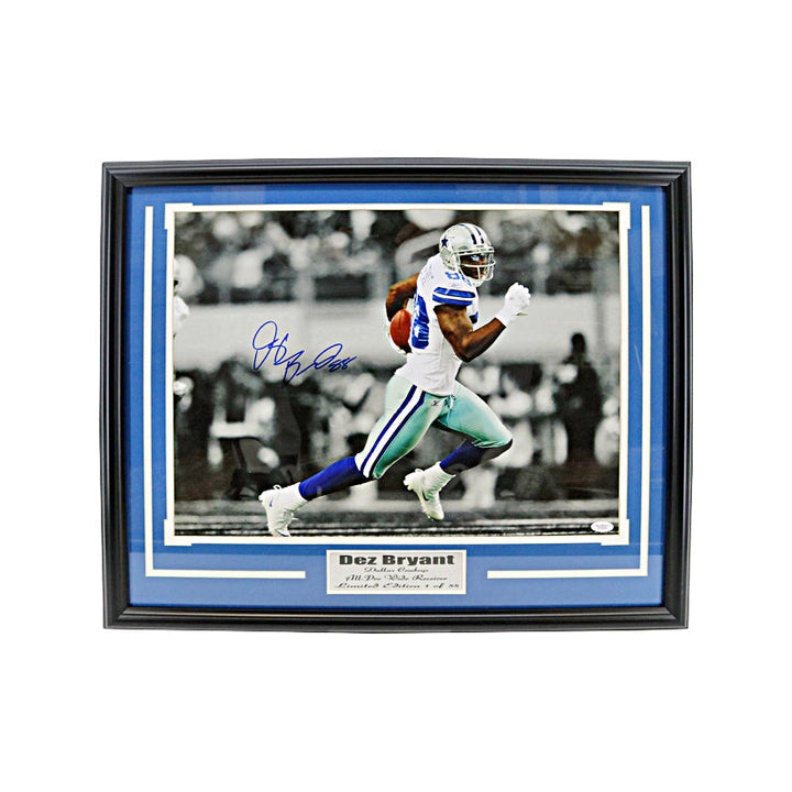 Dez Bryant Dallas Cowboys Autographed Signed Framed 16x20 Photo LE #1/88 (JSA COA)