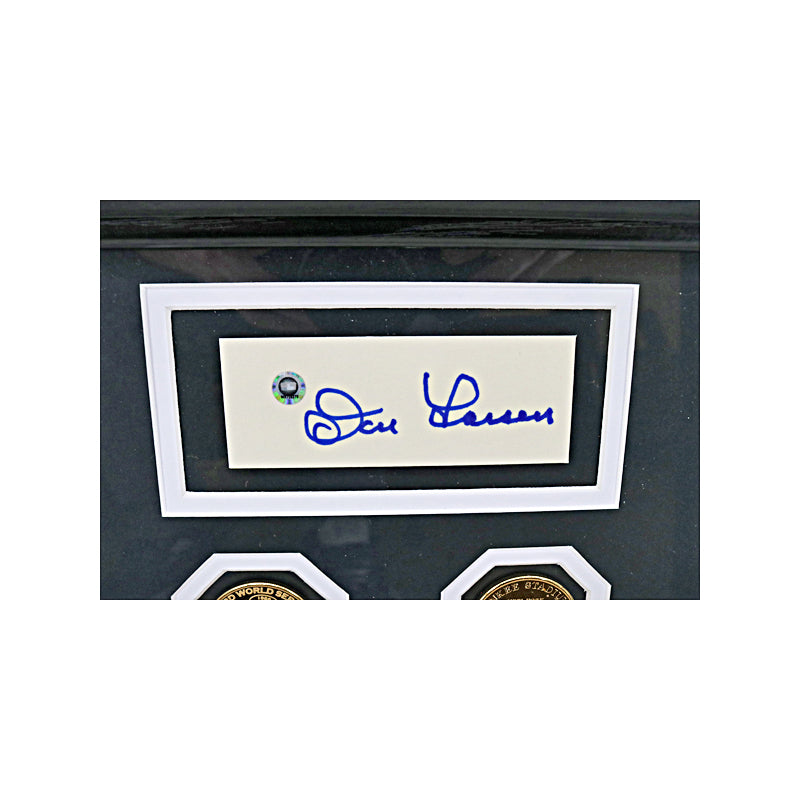 Don Larsen New York Yankees Autographed Signed Perfect Game Photo Mint Collage LE #8/30 (Steiner Auth)