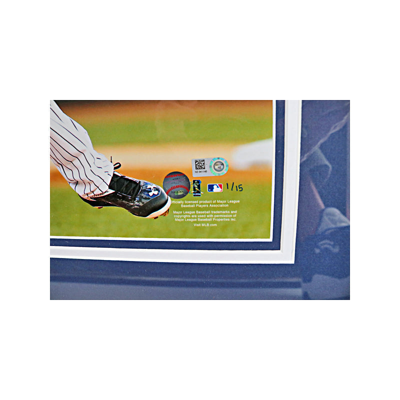 Luis Severino New York Yankees Autographed Signed Inscribed Framed 16x20 Photo Mint Collage LE #1/15 (MLB & Steiner Auth)