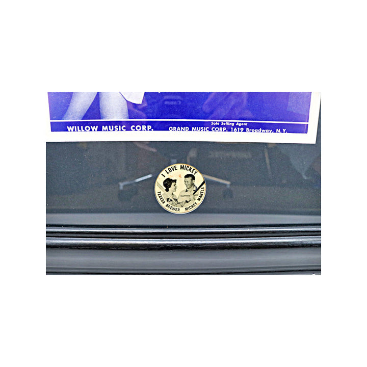 Mickey Mantle New York Yankees Autographed Signed Framed 9x12 "I Love Mickey" Music Sheet (JSA LOA)