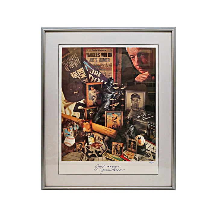 Joe DiMaggio New York Yankees Autographed Signed Inscribed "Yankee Clipper" Framed 16x20 Memorabilia Photo (PSA LOA)