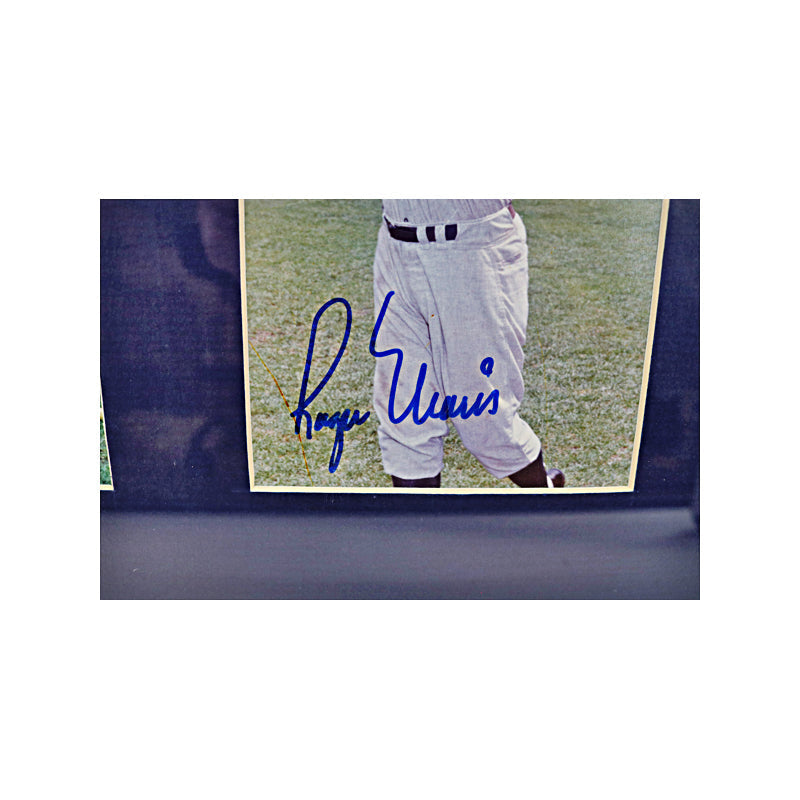 Mickey Mantle & Roger Maris New York Yankees Autographed Signed Double Photo Collage (JSA LOA)