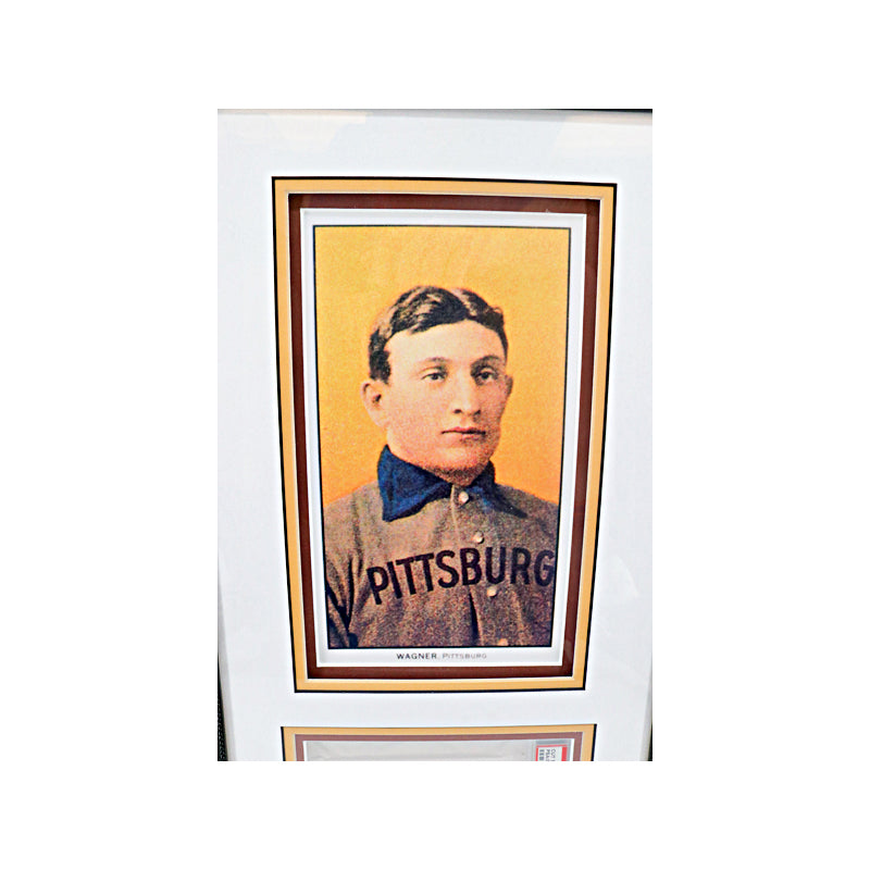 Honus Wagner Pittsburgh Pirates Autographed Signed T206 Photo Cut Collage (PSA Slabbed)