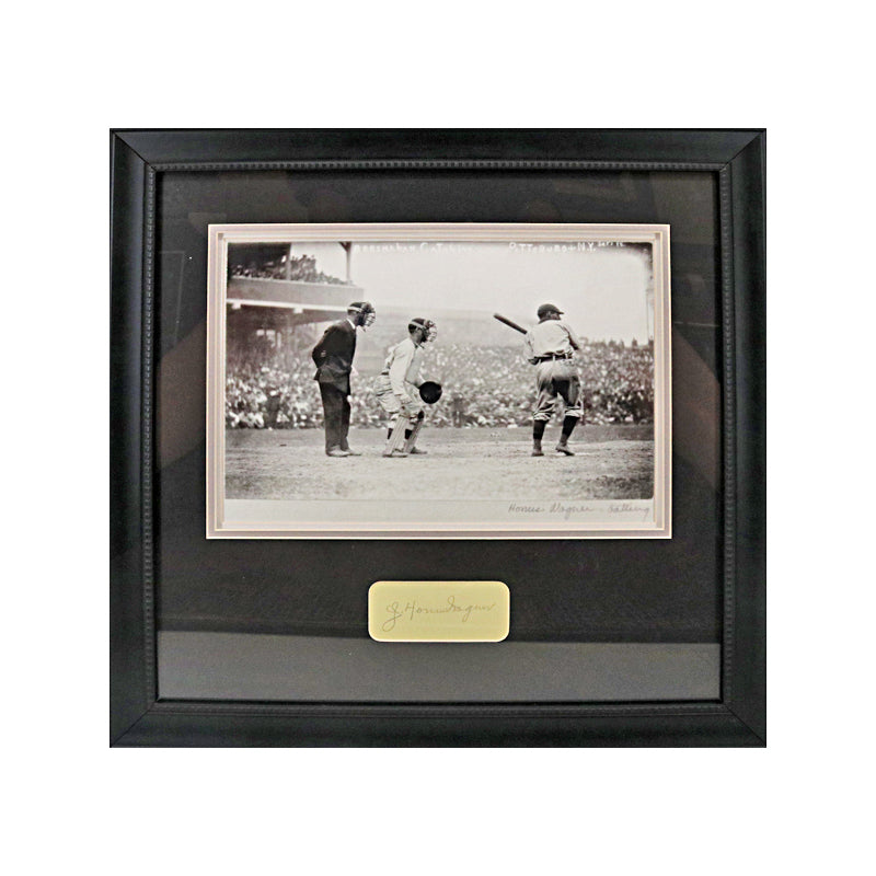 Honus Wagner Pittsburgh Pirates Autographed Signed 11x14 Framed Cut Collage (JSA LOA)