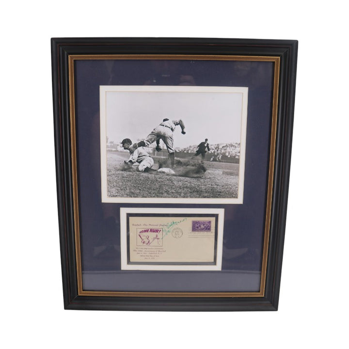 Ty Cobb Detroit Tigers Autographed Framed First Day Cover JSA LOA