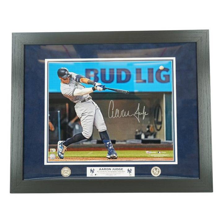 Aaron Judge New York Yankees Autographed Framed Horizontal 16x20 Photo Mint Collage Fanatics/MLB Auth