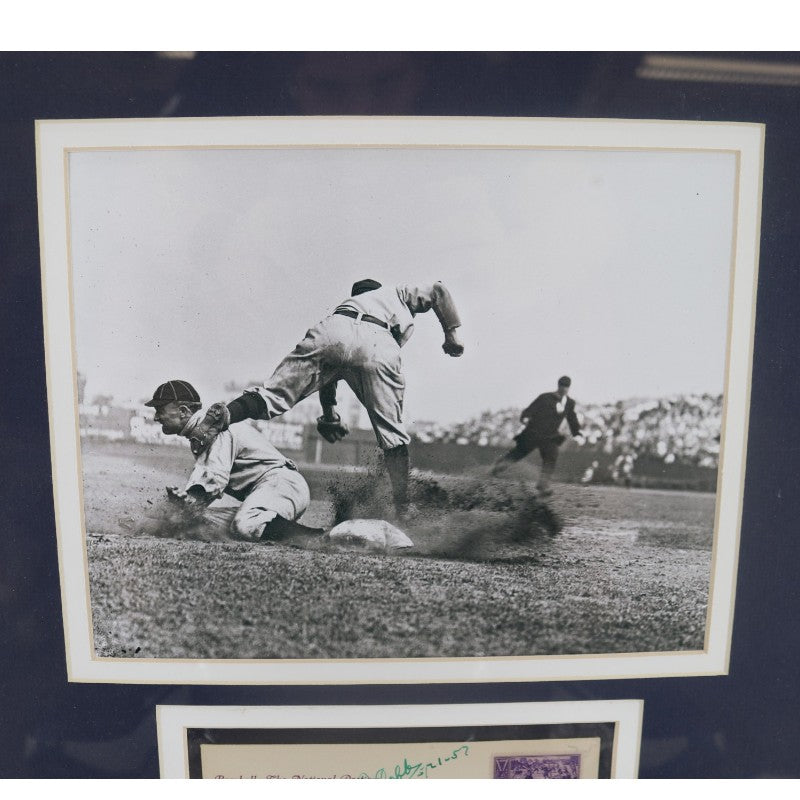 Ty Cobb Detroit Tigers Autographed Framed First Day Cover JSA LOA