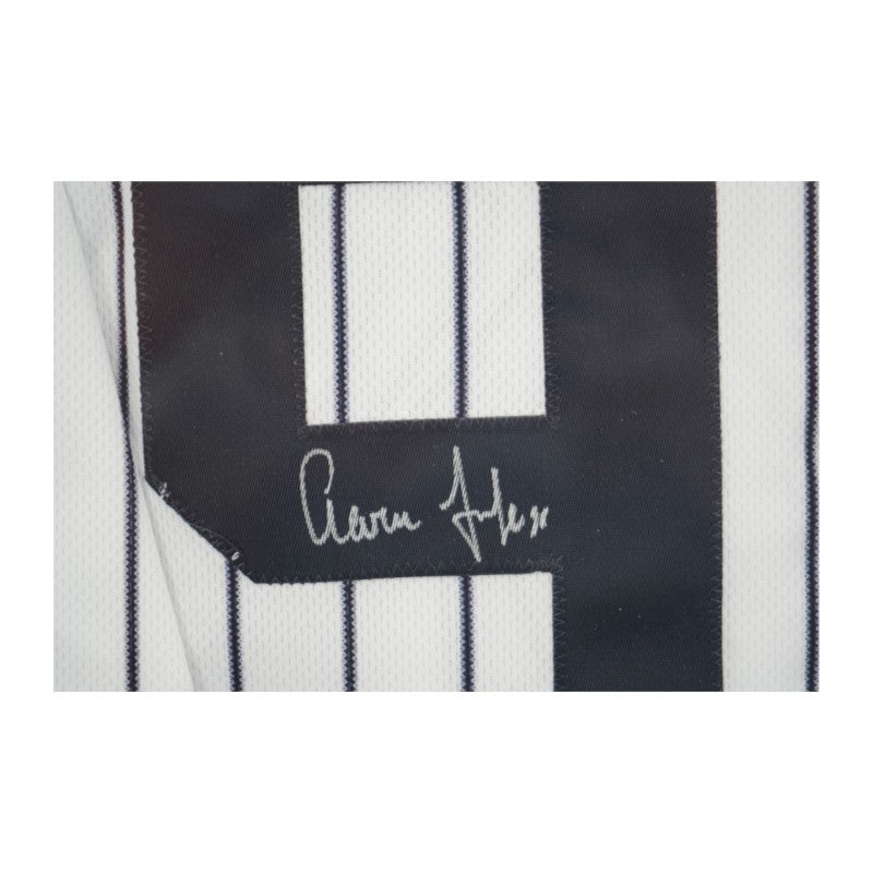 Aaron Judge New York Yankees Autographed Framed Majestic Jersey Fanatics Auth