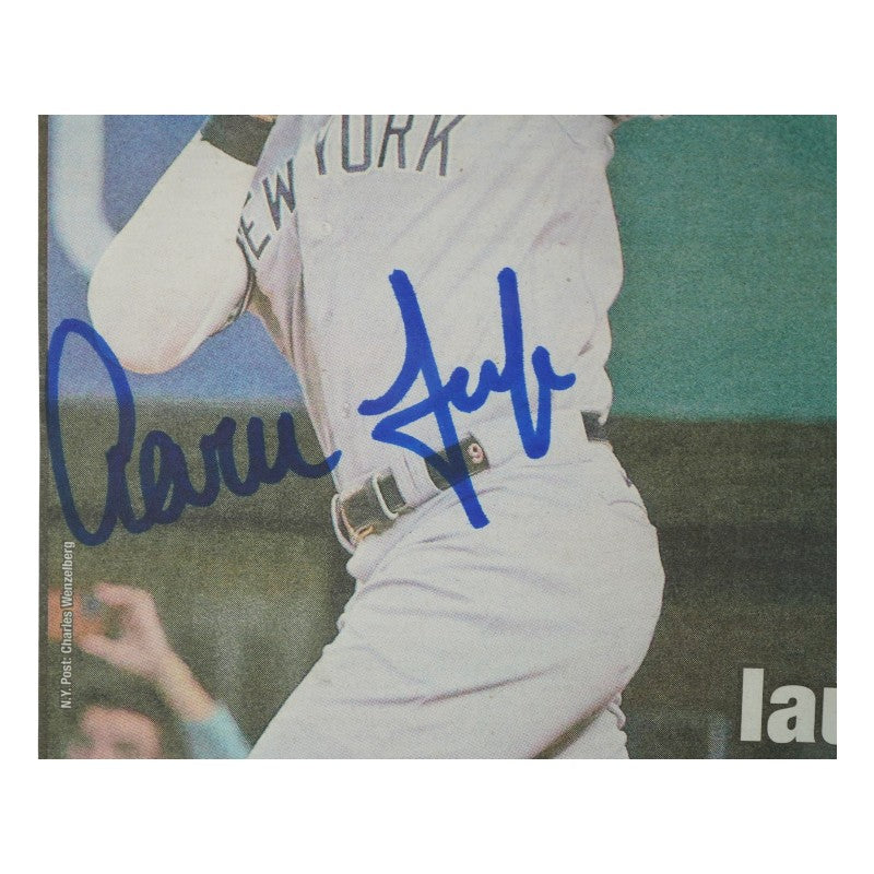 Aaron Judge New York Yankees Autographed Framed New York Post Newspaper Fanatics/MLB Auth