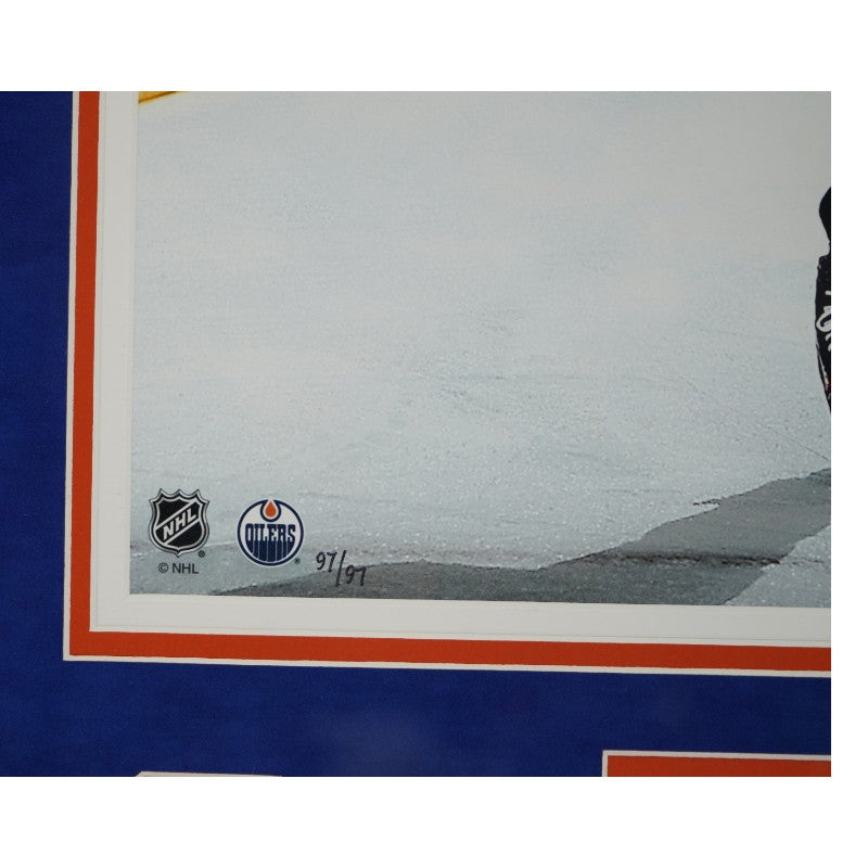Connor McDavid Edmonton Oilers Autographed Framed 16"x24" Photo Mint Collage LE 97/97 Upper Deck COA