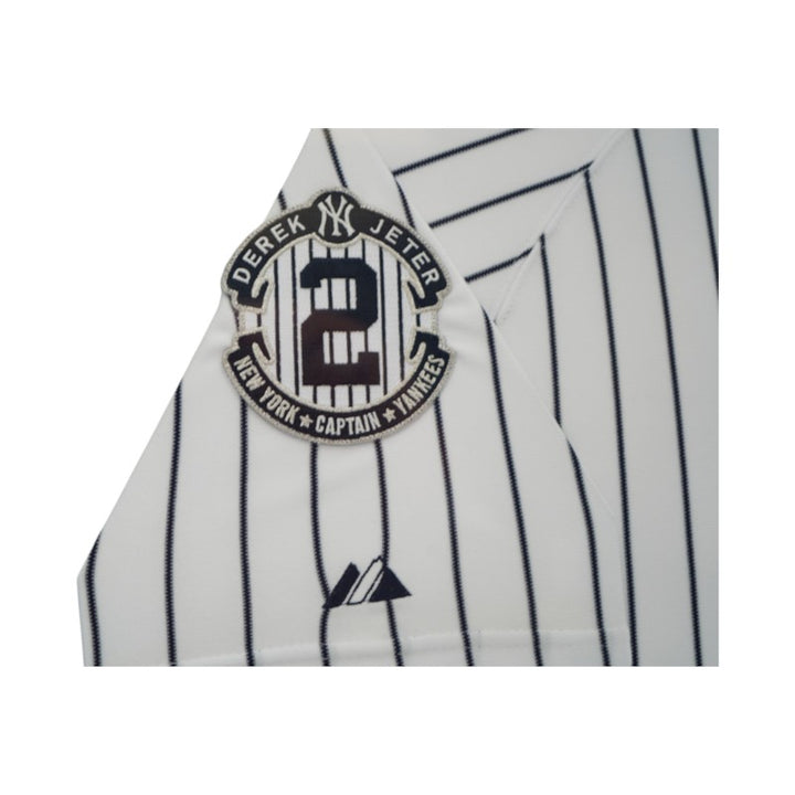 Derek Jeter New York Yankees Autographed Framed Final Season Patch Jersey Steiner/MLB Auth