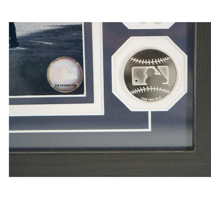 Don Larsen New York Yankees Autographed Inscribed Framed 8x10 Photo Mint Collage Fanatics/MLB Auth