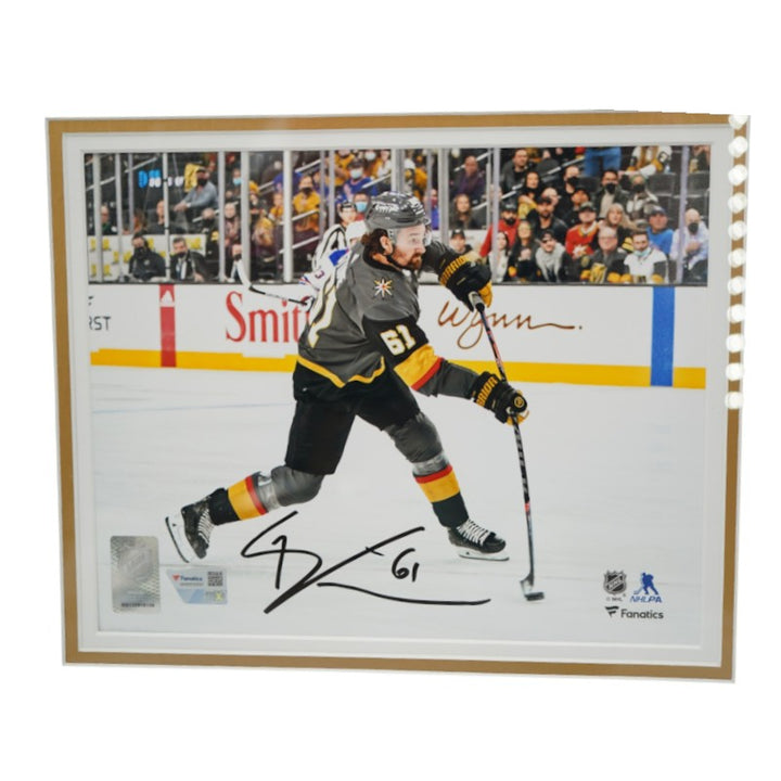 Eichel Marchessault Stone Karlsson Las Vegas Golden Knights Autographed Framed 8x10 Photo Mint Collage Fanatics Auth
