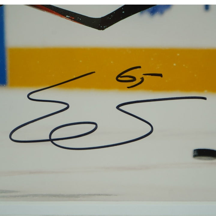 Erik Karlsson San Jose Sharks Autographed Framed 8x10 Photo Mint Collage PSA COA