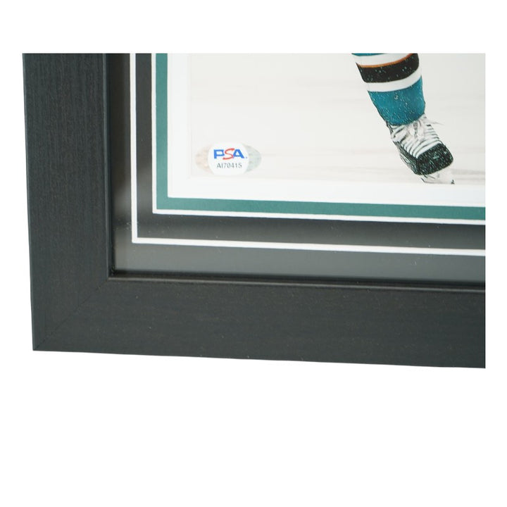 Erik Karlsson San Jose Sharks Autographed Framed 8x10 Photo Mint Collage PSA COA
