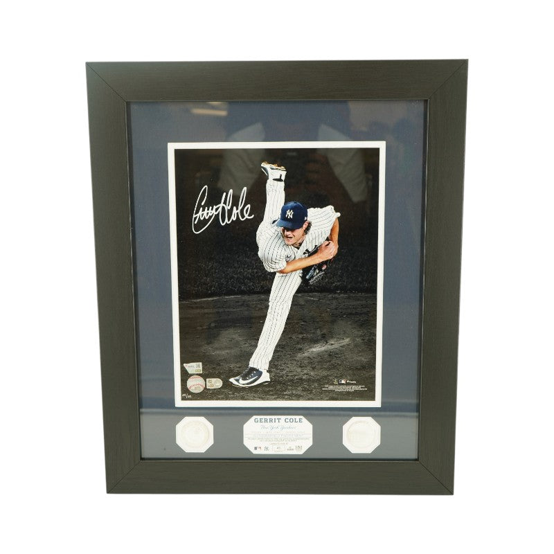 Gerrit Cole New York Yankees Autographed Framed 11x14 Photo Mint Collage LE 45/45 Fanatics/MLB Auth