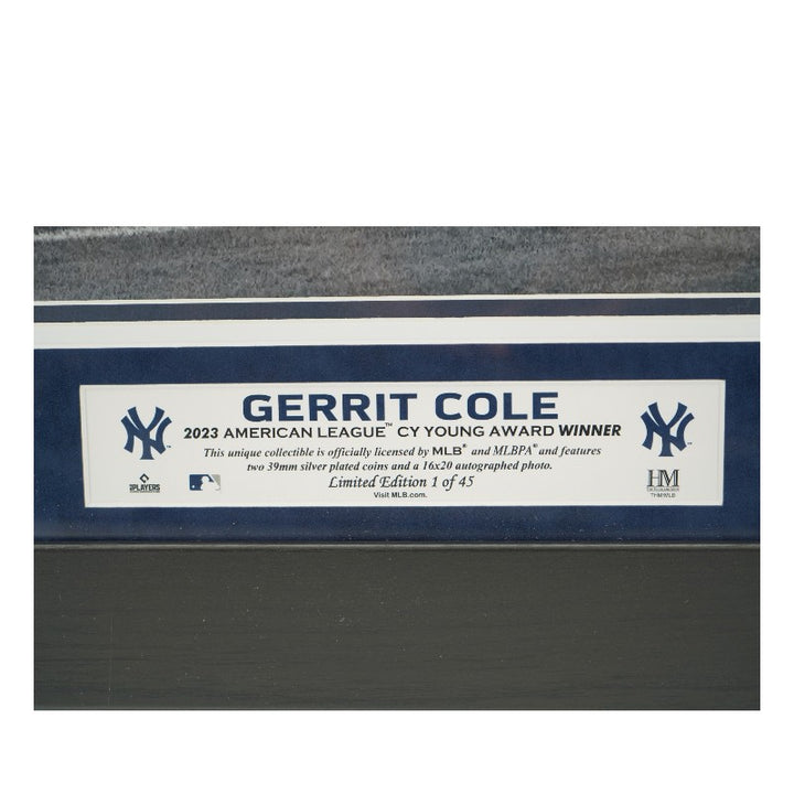 Gerrit Cole New York Yankees Autographed Framed 16x20 Photo Mint Collage LE 1/45 Fanatics/MLB Auth