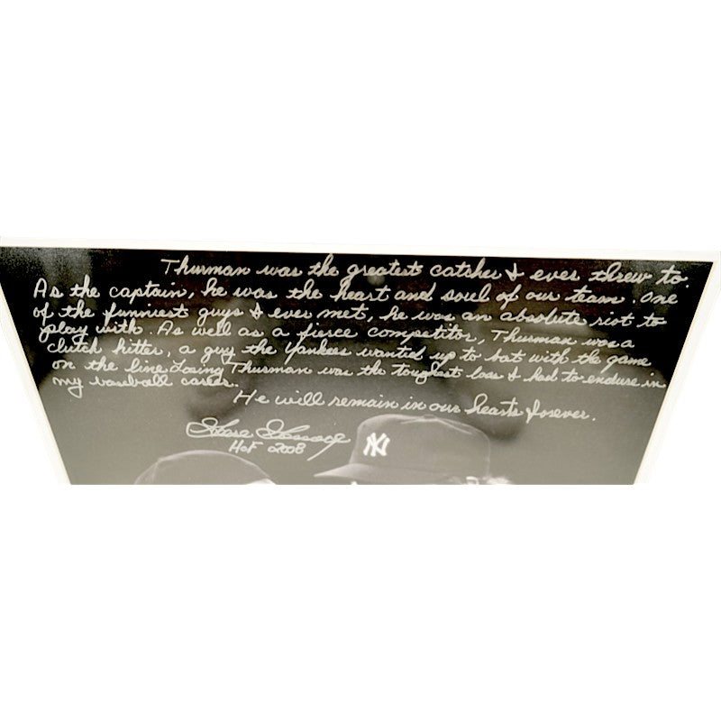 Goose Gossage New York Yankees Autographed Munson Story Inscribed 16x20 Photo Steiner COA