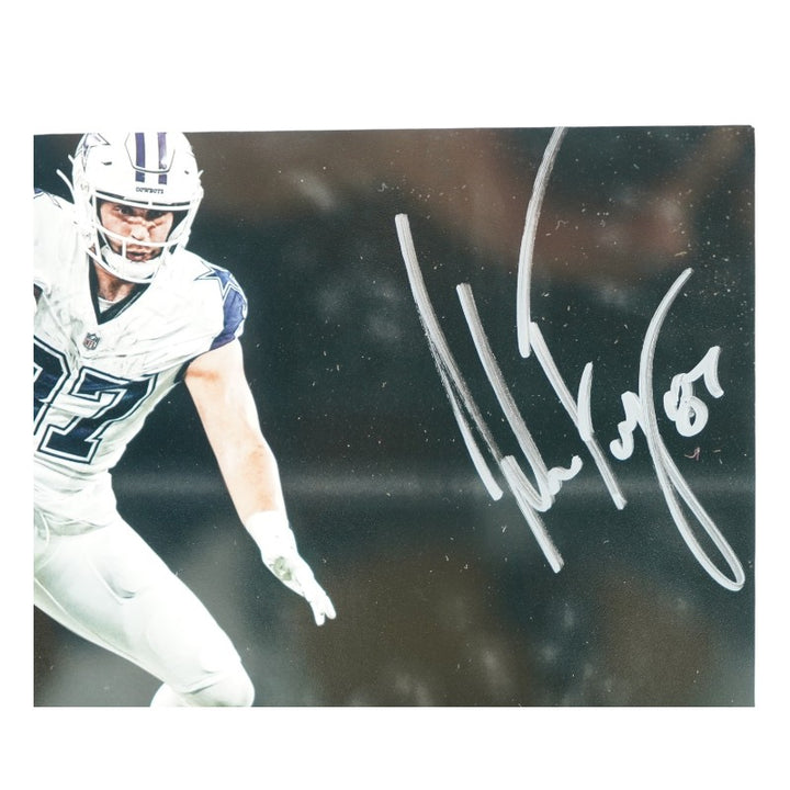 Jake Ferguson Dallas Cowboys Autographed Framed 8x10 Photo Mint Collage Fanatics Auth