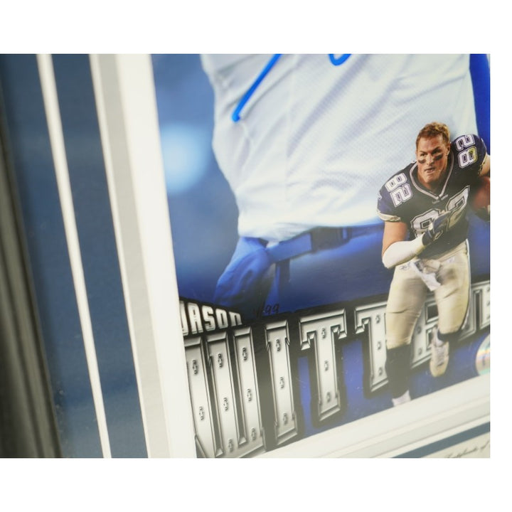 Jason Witten Jay Novacek Dallas Cowboys Dual Signed Framed 8x10 Photo Mint Collage HM Auth