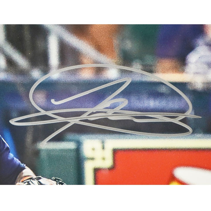 Jasson Dominguez New York Yankees Autographed Framed 16x20 Photo Mint Collage Fanatics/MLB Auth