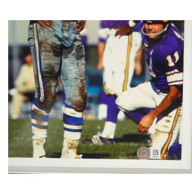 Jethro Pugh Dallas Cowboys Autographed Framed 8x10 Photo Mint Collage SM Auth