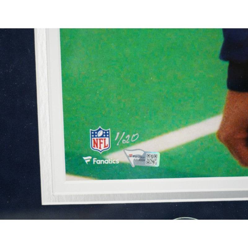 Jimmy Johnson Dallas Cowboys Autographed Inscribed Framed 16x20 Photo Mint Collage LE 1/20 Fanatics Auth