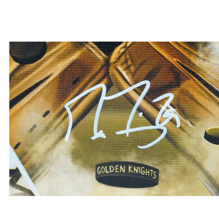 Marc-Andre Fleury Las Vegas Golden Knights Autographed 16x20 Canvas Fanatics Auth