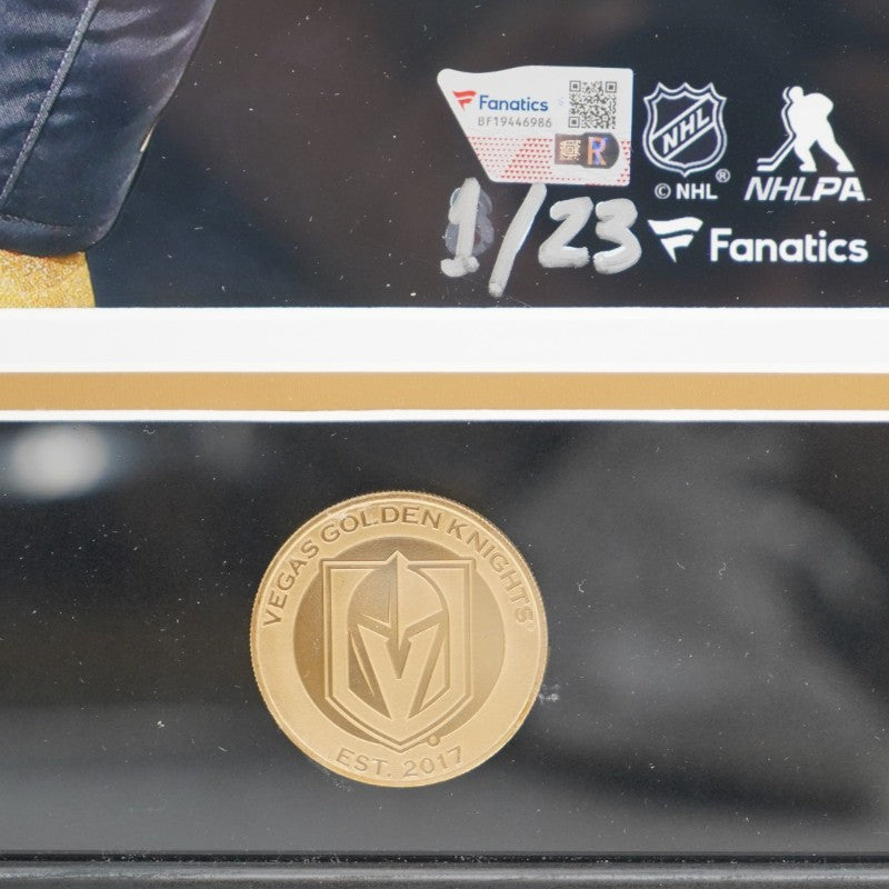 Marchessault Eichel Las Vegas Golden Knights Autographed Inscribed Framed 16x20 Photo Mint Collage LE 1/23 Fanatics Auth