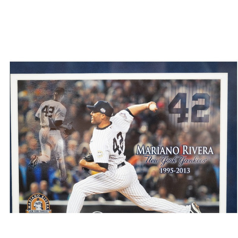 Mariano Rivera New York Yankees Autographed Framed 8x10 Photo Steiner/MLB Auth