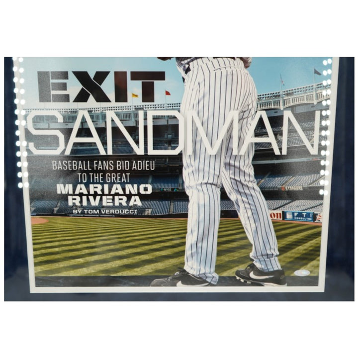 Mariano Rivera New York Yankees Autographed Inscribed Framed 16x20 Sports Illustrated Cover Steiner Holo Only