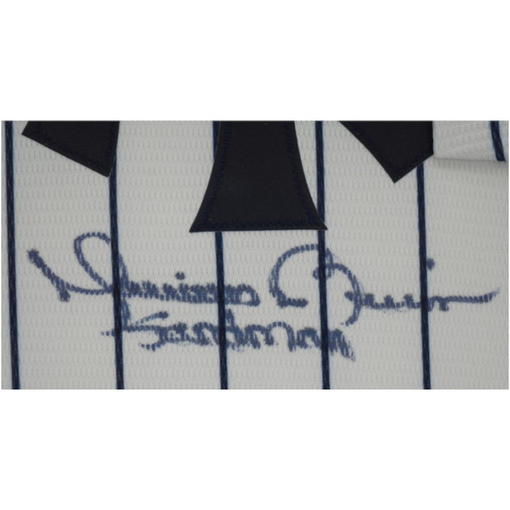 Mariano Rivera New York Yankees Autographed Inscribed Framed Majestic Jersey CX Auth