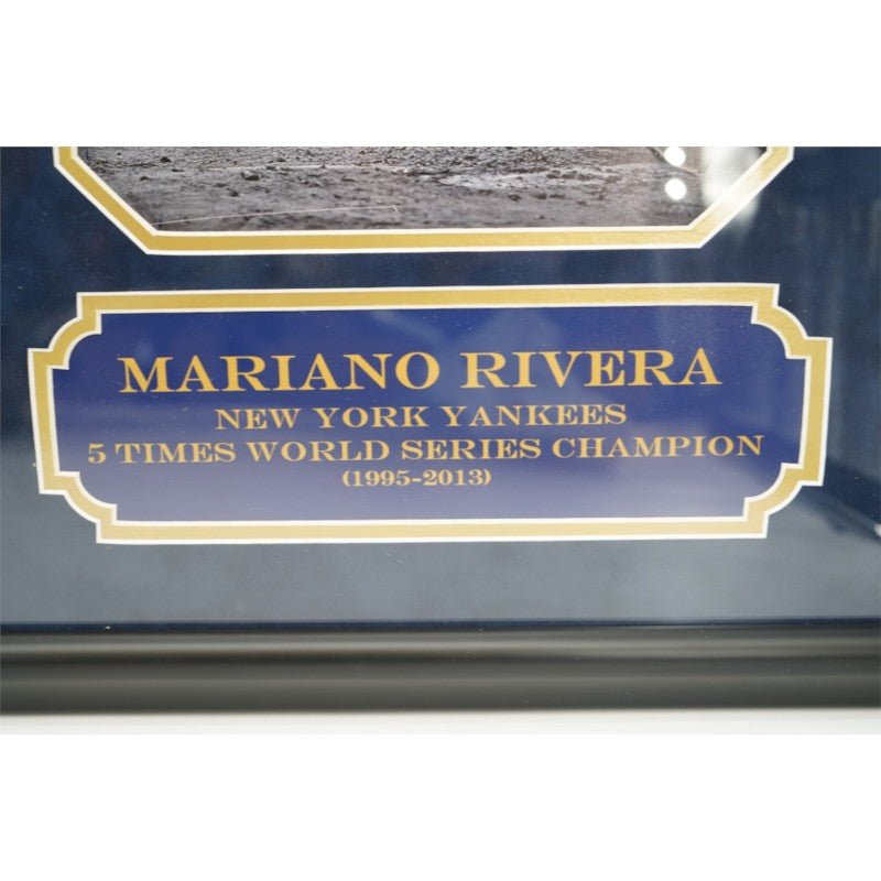Mariano Rivera New York Yankees Autographed Inscribed Framed Majestic Jersey CX Auth