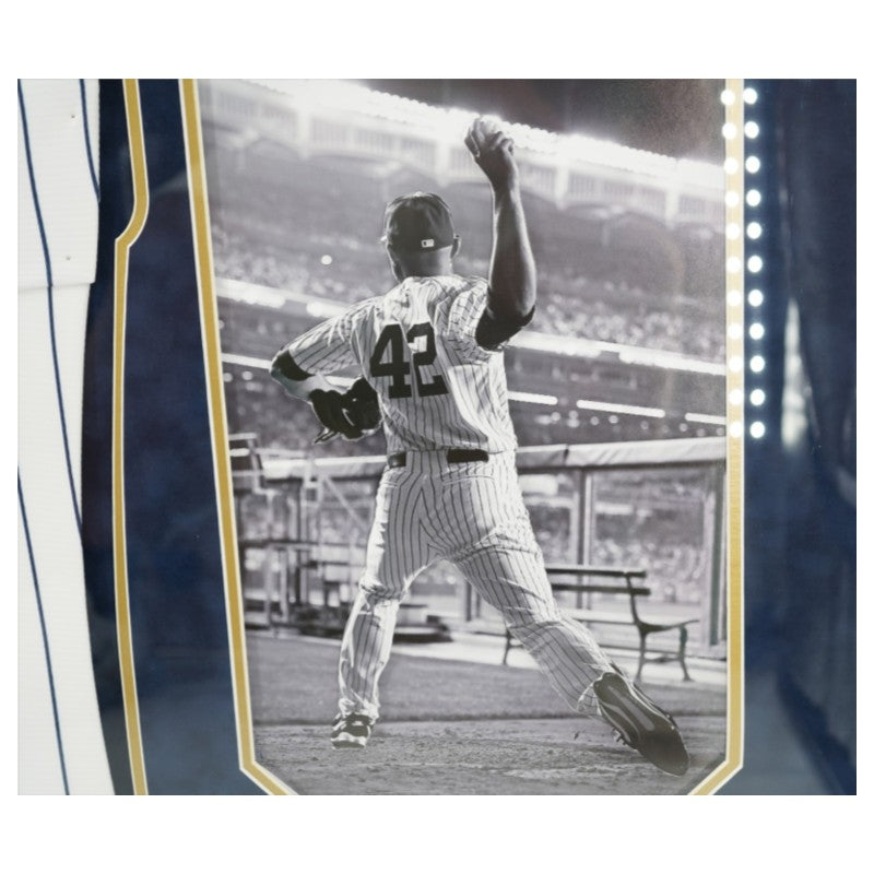 Mariano Rivera New York Yankees Autographed Inscribed Framed Majestic Jersey CX Auth