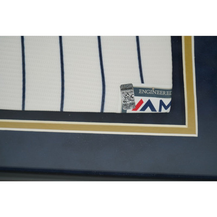 Mariano Rivera New York Yankees Autographed Inscribed Framed Majestic Jersey CX Auth