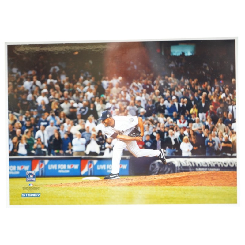 Mariano Rivera New York Yankees Autographed Framed Hat Shadowbox Steiner COA