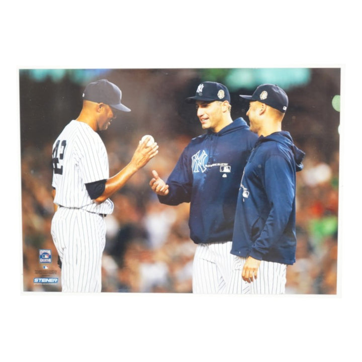 Mariano Rivera New York Yankees Autographed Framed Hat Shadowbox Steiner COA