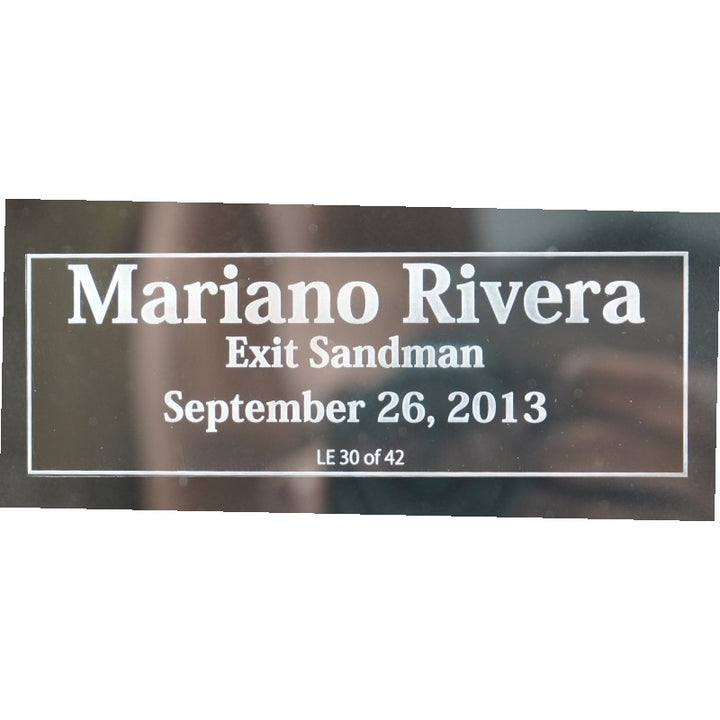 Mariano Rivera New York Yankees Autographed Framed Hat Shadowbox Steiner COA