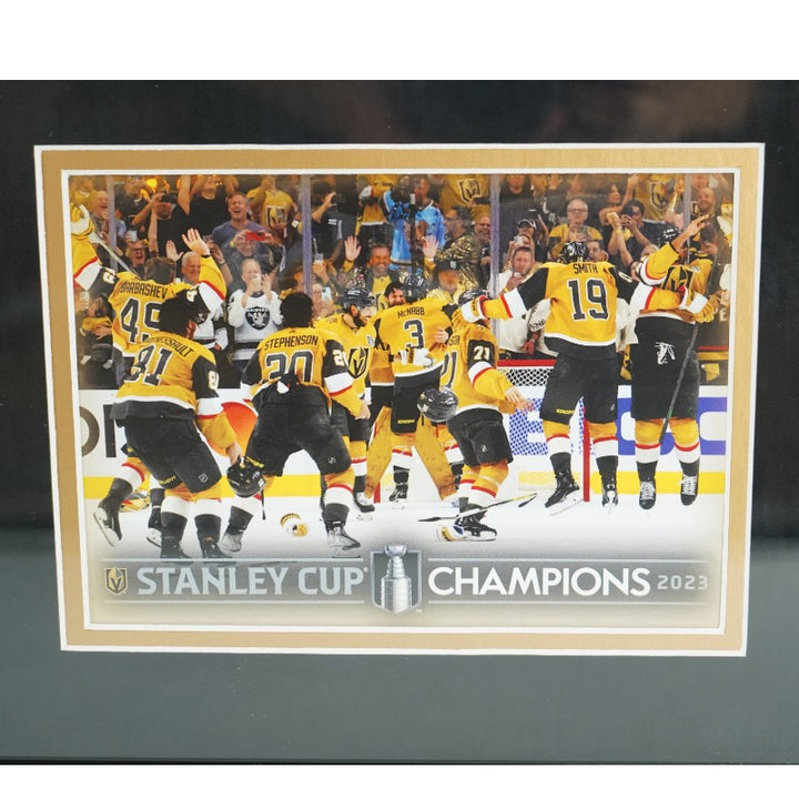 Mark Stone Las Vegas Golden Knights Autographed Framed 8x10 Photo Mint Collage Fanatics Auth