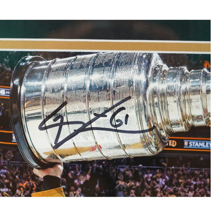 Mark Stone Las Vegas Golden Knights Autographed Framed 8x10 Photo Mint Collage Fanatics Auth