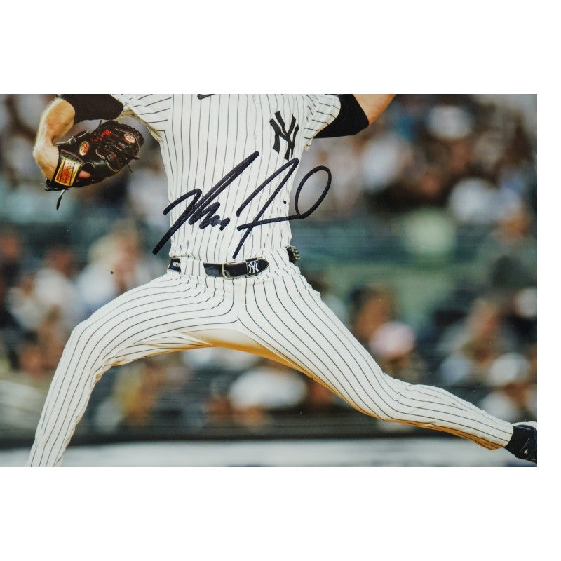 Max Fried New York Yankees Autographed Framed 8x10 Photo Mint Collage MLB/Fanatics Auth