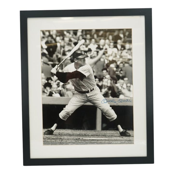 Mickey Mantle New York Yankees Autographed Framed 16x20 Photo Beckett LOA