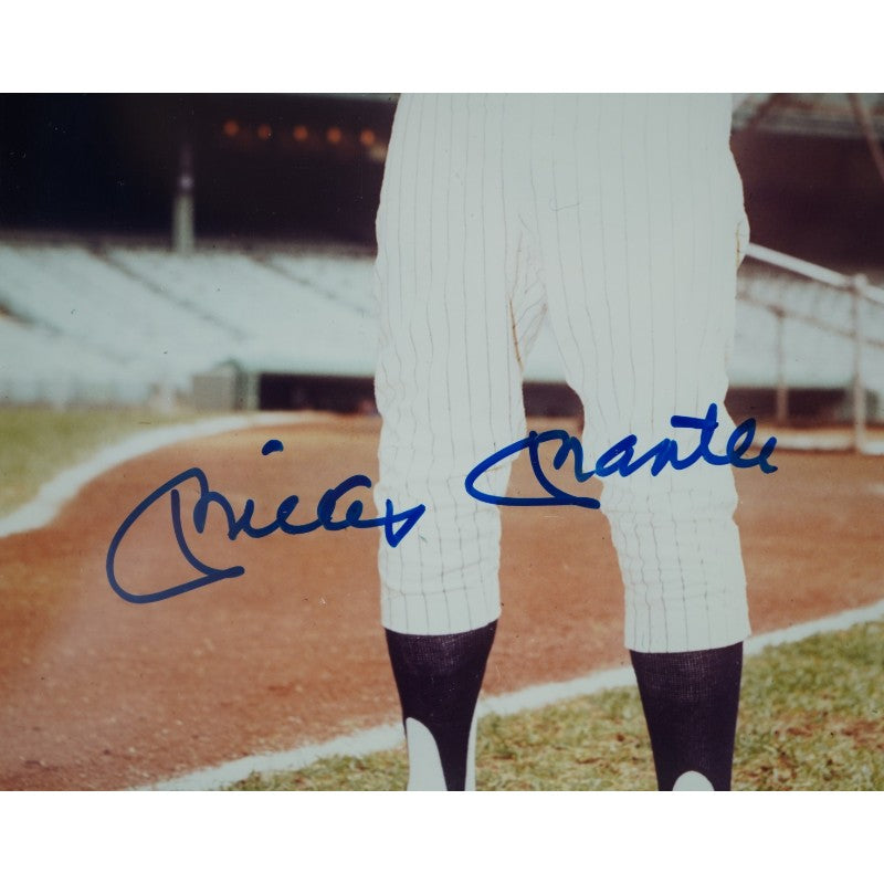 Mickey Mantle New York Yankees Autographed Framed 8x10 Photo Beckett LOA Auto Grade 10