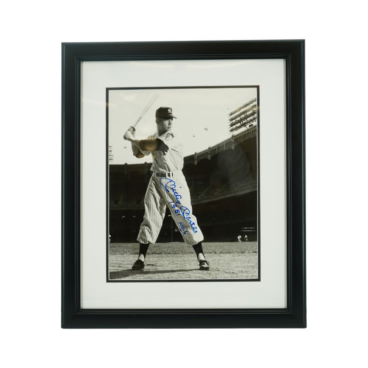 Mickey Mantle New York Yankees Autographed Inscribed Framed 11x14 Photo JSA LOA Auto Grade 9