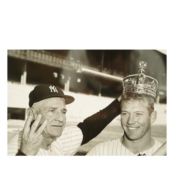 Mickey Mantle New York Yankees Autographed Inscribed Framed 16x20 Photo Beckett LOA